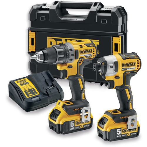 Kit de 2 ferramentas XR de 18 V 5 Ah iões de lítio – DEWALT