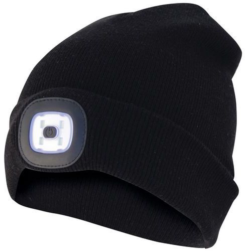 Gorro com lanterna frontal LED integrada – Velamp