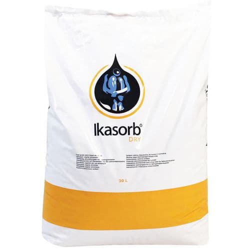 Granulado absorvente vegetal universal DRY 30 L – Ikasorb