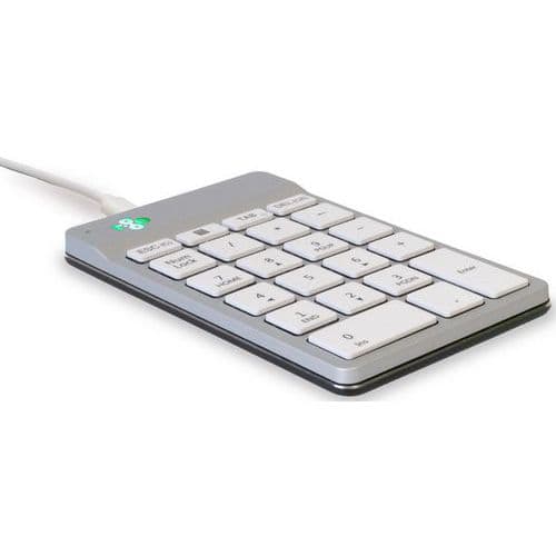 Teclado numérico com fios Numpad Break – branco – R-Go Tools