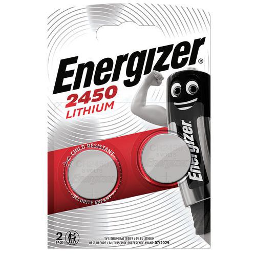 Pilha de botão – CR2450 – 3 V – conjunto de 2 – Energizer