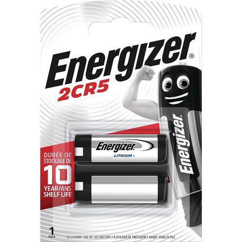 Pilha de lítio para aparelhos eletrónicos e relógios – 2CR5 – Energizer