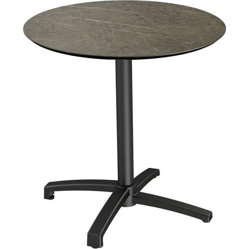 Mesa de café dobrável X CROSS – redonda – Veba