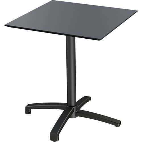 Mesa de café dobrável X CROSS – quadrada – Veba