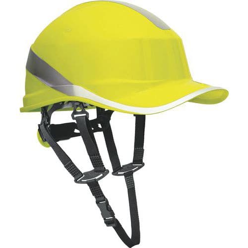 Capacete de estaleiro forma do boné de basebol + francalete - aperto rotor