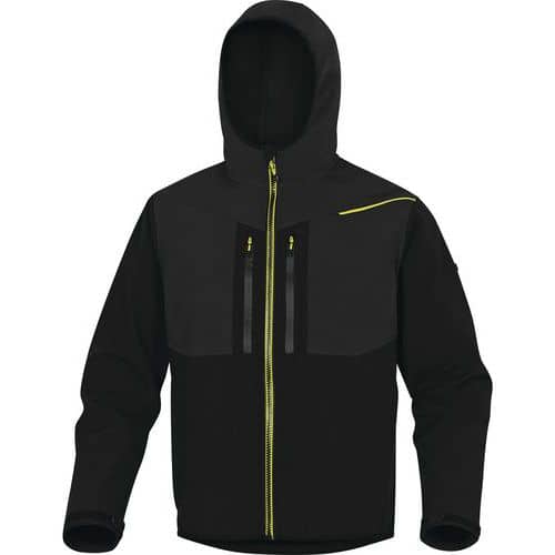 Casaco softshell poliéster / elastano 3 camadas laminadas