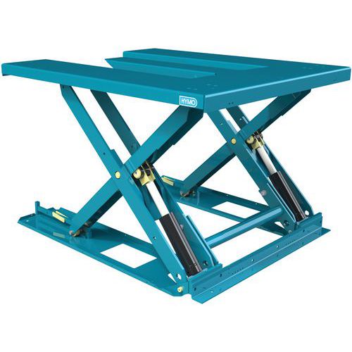 Mesa elevatória ergonómica, fixa e extraplana MX-20 – Capacidade: 2000 kg