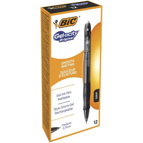 Caneta Gelocity – Ponta de 0,7 mm – Caixa de 12 – Bic