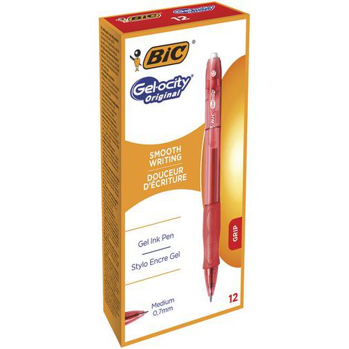 Caneta Gelocity – Ponta de 0,7 mm – Caixa de 12 – Bic