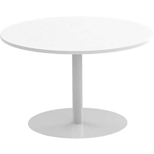 Mesa de reuniões redonda – 120cm – base em tulipa