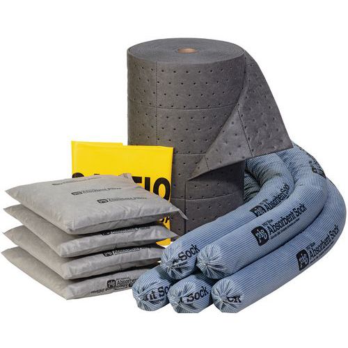 Kit de recarga para carro de absorvente universal de 51,5 L