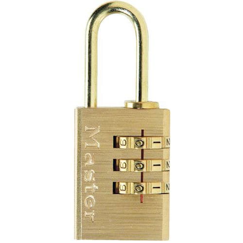 Cadeado com combinação Masterlock – Combinação de 3 dígitos