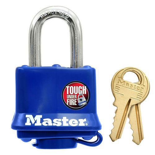 Cadeado com chave em aço laminado 312EURD – Master Lock