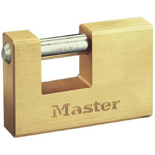 Cadeado com chave em latão retangular 607EURDCC – Master Lock