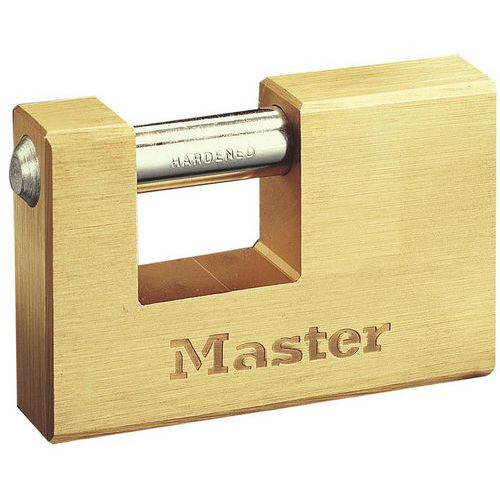 Cadeado com chave latão retangular 608EURD – Master Lock