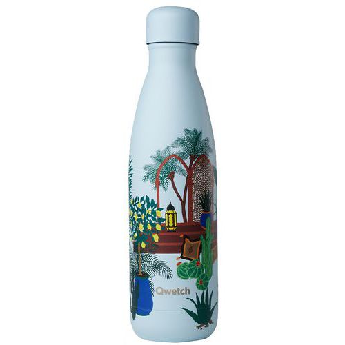 Garrafa isotérmica estanque – tema Voyages – 500 ml – Qwetch