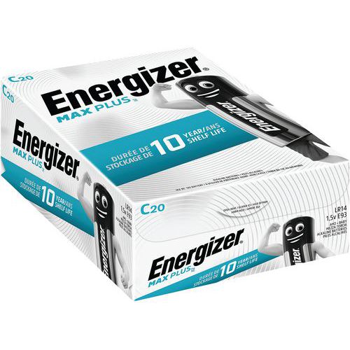 Pilha alcalina Max Plus C – conjunto de 20 – Energizer