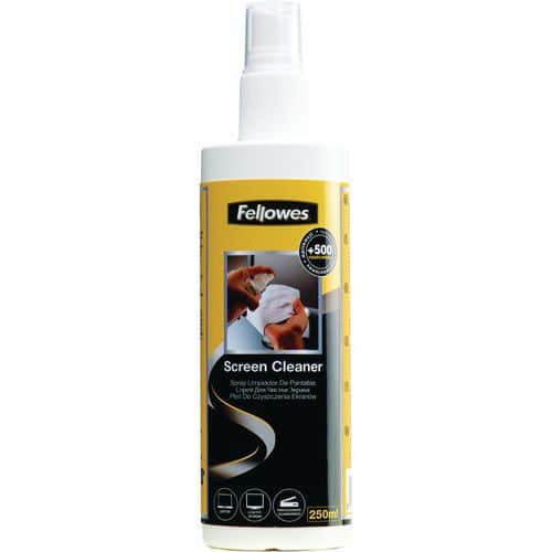 Spray de limpeza para ecrãs de 250 ml – Fellowes