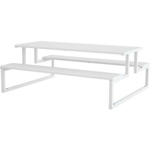 Mesa de piquenique H24 em aço galvanizado