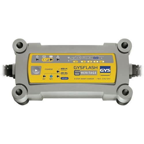 Carregador de bateria GYSFLASH HERITAGE 6A - GYS