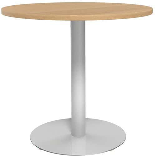 Mesa de reuniões redonda – 80cm – base em tulipa