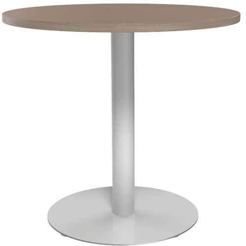 Mesa de reuniões redonda – 80cm – base em tulipa