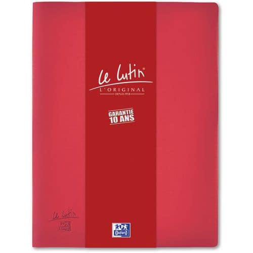 Pasta de proteção de documentos Oxford Lutin A4 – 50 bolsas – PVC