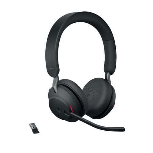 Auscultadores com fios JABRA Evolve2 65 UC Duo USB-A Link 380a