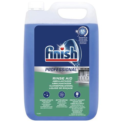 Líquido de enxaguamento higiene extra Finish Professional - Bidão de 5 L