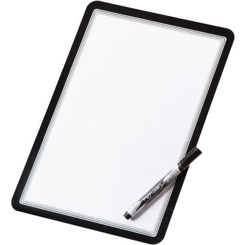 Quadro de exposição com bolsa adesiva Magneto Dry Erase – Tarifold