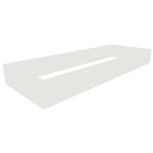 Base branca para bloco de compartimentos de 9 ou 12 caixas