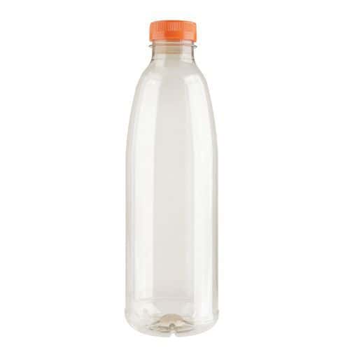 Frasco em PET de 250 ml a 1 L + tampa laranja - Bunzl