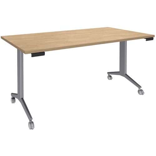 Mesa Idora – 140 x 80 cm – Pés em alumínio