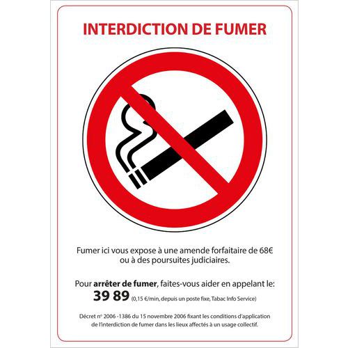 Painel Proibido fumar – Pavo