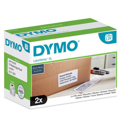 Etiqueta de expedição ou crachá autocolante LabelWriter – Dymo