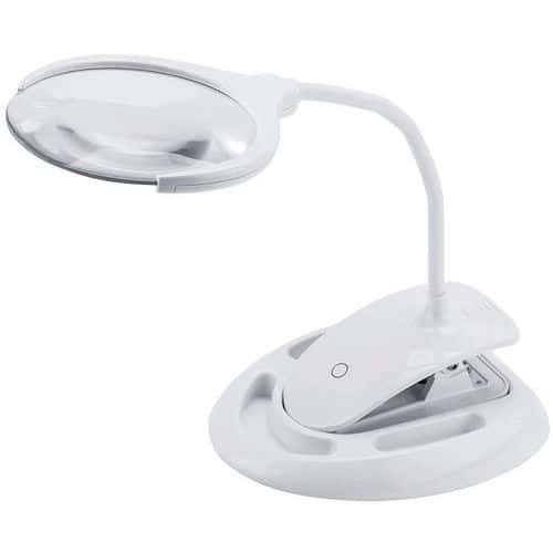 Lanterna LED recarregável com lupa de 3 e 8 dioptrias – Velamp