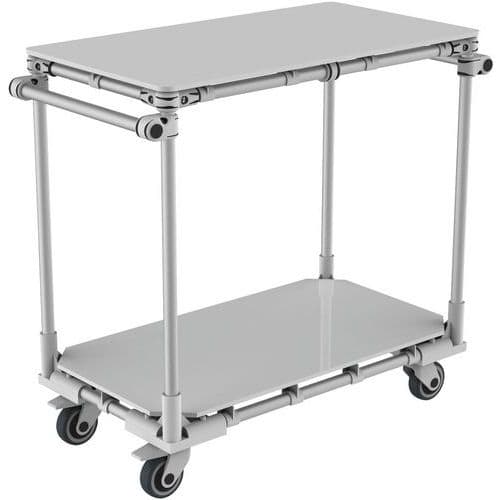 Móvel de apoio modular em alumínio – 350 kg – Trilogiq