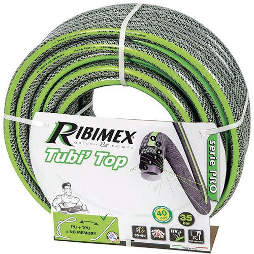 Mangueira de rega com rede entrelaçada Tubi'Top – 50 m – Ribimex