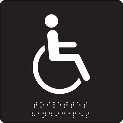 Painel em braille Sanitários para deficientes – Pavo