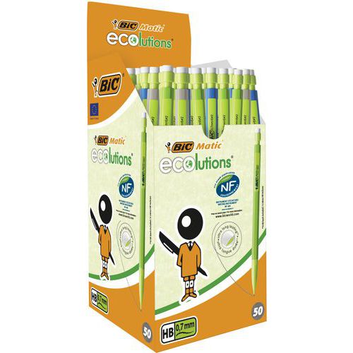 Lapiseiras Matic Ecolutions com borracha – BIC