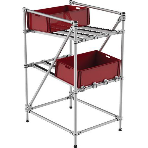 Mini-rack de recolha com roletes – Trilogiq