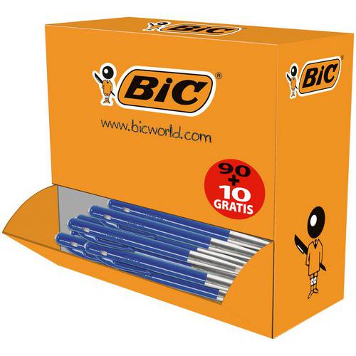 Esferográfica retrátil M10 – caixa de 90 mais 10 de oferta – BIC