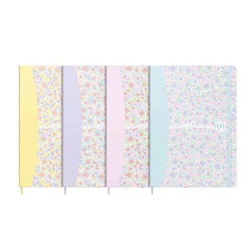 Caderno A5 Floral com encadernação com reforço – 148 x 210 mm – sortido – Oxford