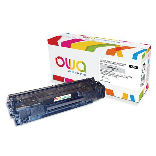 Toner de capacidade padrão compatível com HP 85A Black – OWA