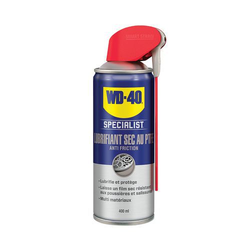 Lubrificante seco Specialist com PTFE – 400 mL – WD-40