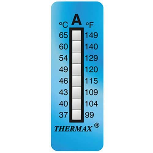 Indicador irreversível - Thermax 8 temperaturas