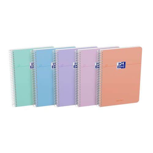 Caderno Smart com argolas pautado de 160 páginas sortido Pastel 155 x 215 – Oxford