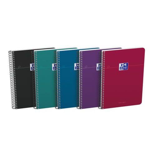 Caderno Smart com argolas intenso de 160 páginas pautado sortido 155x215 – Oxford