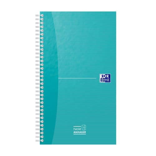 Caderno de tarefas To Do Task Manager de 230 páginas – 141X246 – Aqua – Oxford