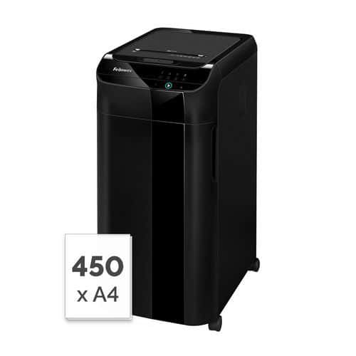 Destruidora AutoMax™ 450C de corte cruzado P4 – 68 L – Fellowes